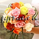 Букет невесты Романтика из разноцветных роз